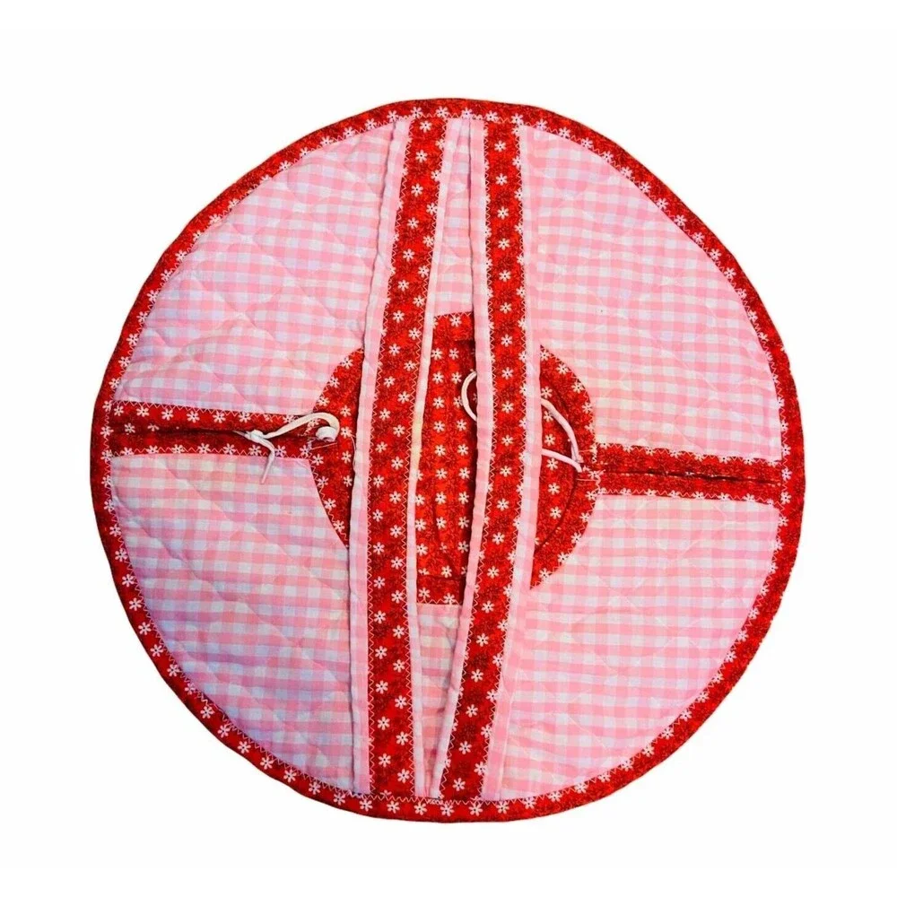 4263 Adjustable round Caserole Carrier quilted 17